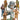 Miniart 1/48 GERMAN & ITALIAN PILOTS WITH DAL SOLDIERS. NORTH AFRICA - Plastic Model Kit